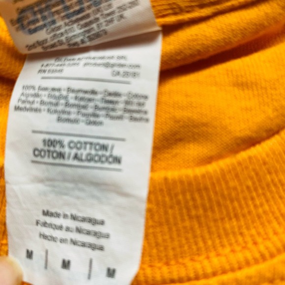 Playuss Washington DC Orange Bud Light Balance Gym Cotton  Tee Shirt Sz Medium - Picture 5 of 5